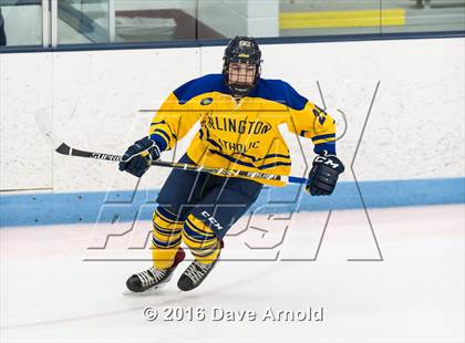 Thumbnail 2 in Reading Memorial vs Arlington Catholic ( MIAA Division 1 North Semifinal) photogallery.