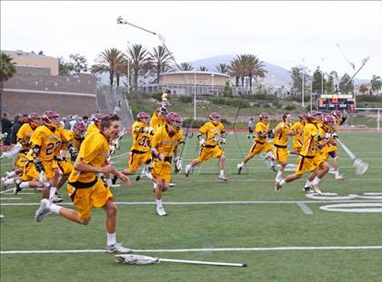 Thumbnail 2 in Cathedral Catholic vs. Coronado (CIF SDS D2 Final) photogallery.