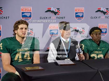 Thumbnail 2 in Cardinal Gibbons vs. Grimsley (2 of 2 - NCHSAA 4A Final - Pre-Game, Post-Game, and Awards) photogallery.