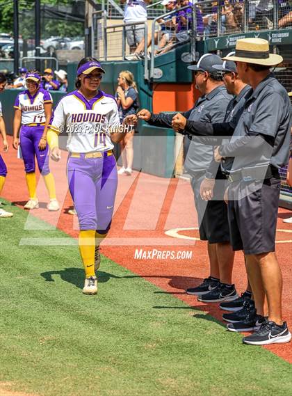 Thumbnail 3 in San Benito @ Pearland (UIL 6A Softball Semifinal) photogallery.