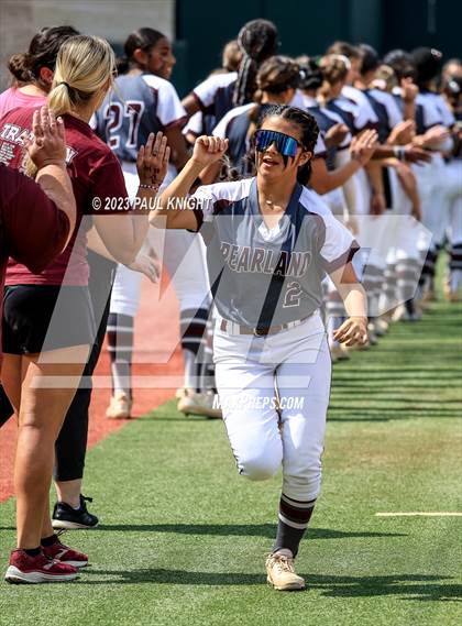 Thumbnail 1 in San Benito @ Pearland (UIL 6A Softball Semifinal) photogallery.