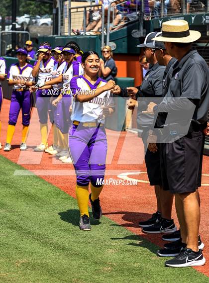 Thumbnail 2 in San Benito @ Pearland (UIL 6A Softball Semifinal) photogallery.