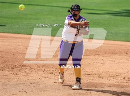 Thumbnail 3 in San Benito @ Pearland (UIL 6A Softball Semifinal) photogallery.