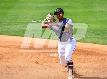 Thumbnail 1 in San Benito @ Pearland (UIL 6A Softball Semifinal) photogallery.
