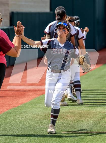 Thumbnail 2 in San Benito @ Pearland (UIL 6A Softball Semifinal) photogallery.