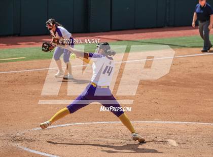 Thumbnail 1 in San Benito @ Pearland (UIL 6A Softball Semifinal) photogallery.