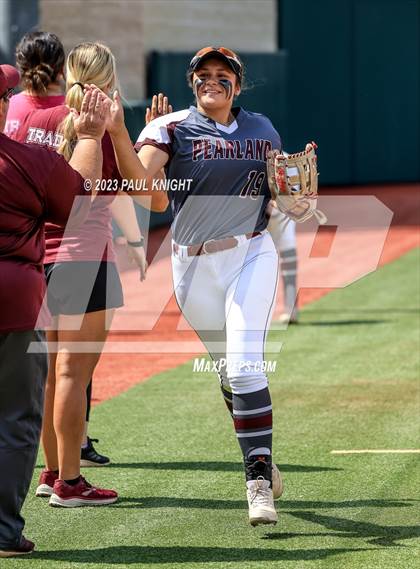 Thumbnail 1 in San Benito @ Pearland (UIL 6A Softball Semifinal) photogallery.