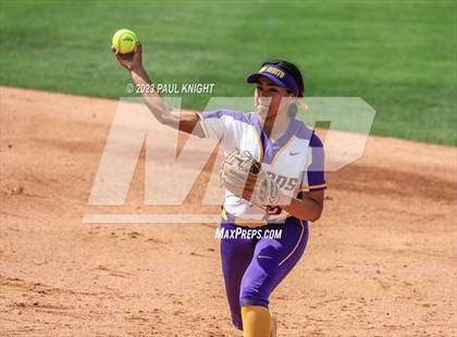 Thumbnail 2 in San Benito @ Pearland (UIL 6A Softball Semifinal) photogallery.