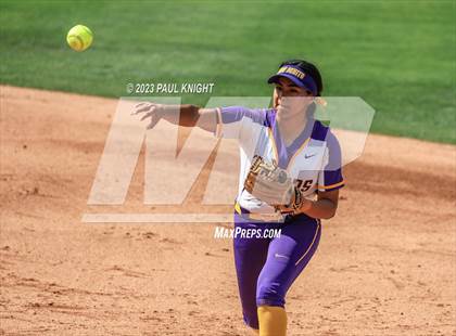 Thumbnail 3 in San Benito @ Pearland (UIL 6A Softball Semifinal) photogallery.