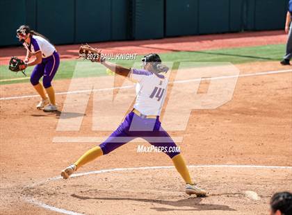 Thumbnail 1 in San Benito @ Pearland (UIL 6A Softball Semifinal) photogallery.