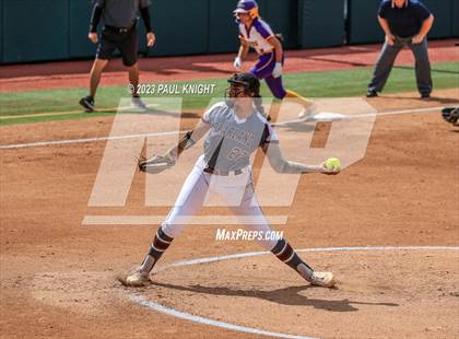 Thumbnail 1 in San Benito @ Pearland (UIL 6A Softball Semifinal) photogallery.
