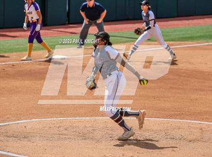 Thumbnail 1 in San Benito @ Pearland (UIL 6A Softball Semifinal) photogallery.