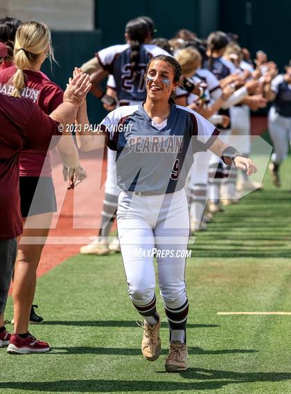 Thumbnail 1 in San Benito @ Pearland (UIL 6A Softball Semifinal) photogallery.