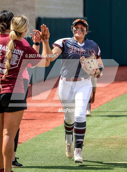 Thumbnail 3 in San Benito @ Pearland (UIL 6A Softball Semifinal) photogallery.