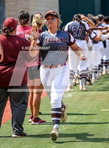 Thumbnail 1 in San Benito @ Pearland (UIL 6A Softball Semifinal) photogallery.