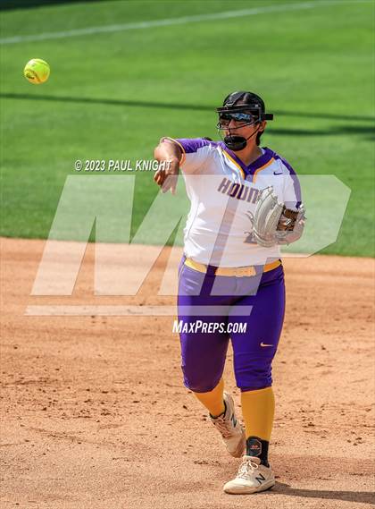 Thumbnail 1 in San Benito @ Pearland (UIL 6A Softball Semifinal) photogallery.