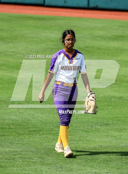 Thumbnail 1 in San Benito @ Pearland (UIL 6A Softball Semifinal) photogallery.