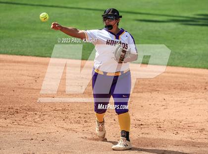 Thumbnail 3 in San Benito @ Pearland (UIL 6A Softball Semifinal) photogallery.
