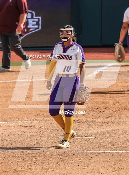 Thumbnail 1 in San Benito @ Pearland (UIL 6A Softball Semifinal) photogallery.