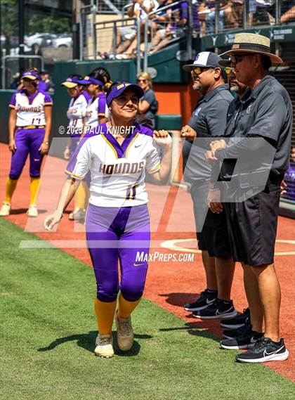 Thumbnail 3 in San Benito @ Pearland (UIL 6A Softball Semifinal) photogallery.