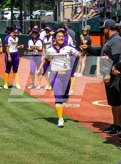 Thumbnail 2 in San Benito @ Pearland (UIL 6A Softball Semifinal) photogallery.