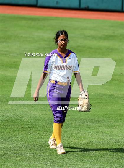 Thumbnail 2 in San Benito @ Pearland (UIL 6A Softball Semifinal) photogallery.