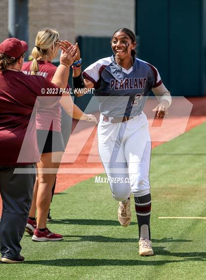 Thumbnail 3 in San Benito @ Pearland (UIL 6A Softball Semifinal) photogallery.