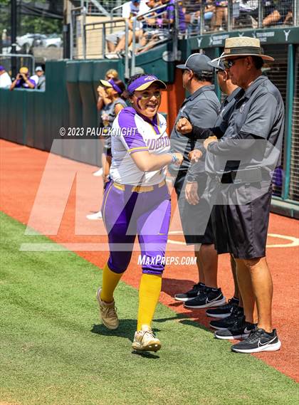 Thumbnail 3 in San Benito @ Pearland (UIL 6A Softball Semifinal) photogallery.