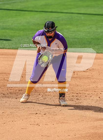 Thumbnail 3 in San Benito @ Pearland (UIL 6A Softball Semifinal) photogallery.