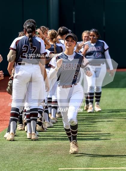 Thumbnail 2 in San Benito @ Pearland (UIL 6A Softball Semifinal) photogallery.
