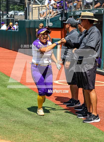 Thumbnail 2 in San Benito @ Pearland (UIL 6A Softball Semifinal) photogallery.
