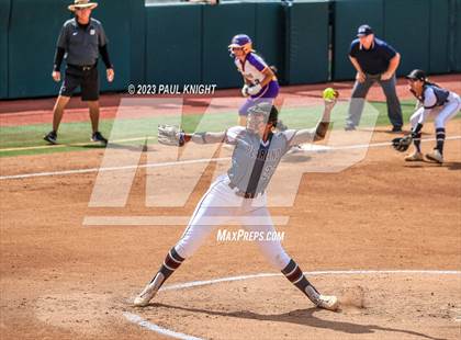Thumbnail 3 in San Benito @ Pearland (UIL 6A Softball Semifinal) photogallery.