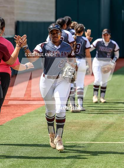 Thumbnail 1 in San Benito @ Pearland (UIL 6A Softball Semifinal) photogallery.