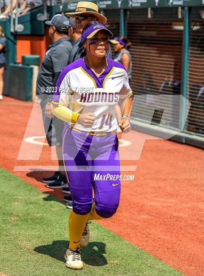 Thumbnail 1 in San Benito @ Pearland (UIL 6A Softball Semifinal) photogallery.