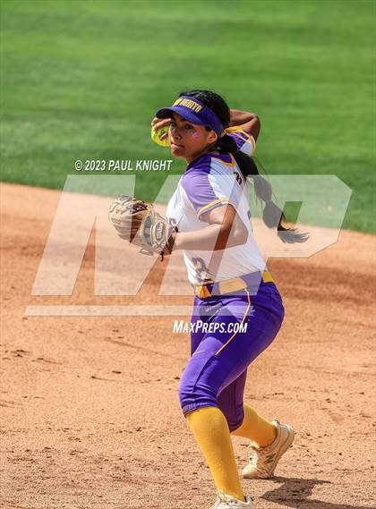 Thumbnail 3 in San Benito @ Pearland (UIL 6A Softball Semifinal) photogallery.