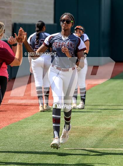 Thumbnail 3 in San Benito @ Pearland (UIL 6A Softball Semifinal) photogallery.