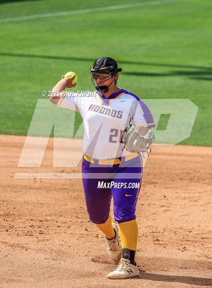 Thumbnail 1 in San Benito @ Pearland (UIL 6A Softball Semifinal) photogallery.