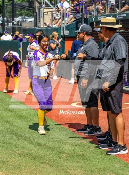 Thumbnail 3 in San Benito @ Pearland (UIL 6A Softball Semifinal) photogallery.