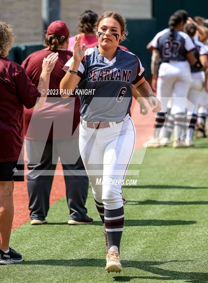 Thumbnail 2 in San Benito @ Pearland (UIL 6A Softball Semifinal) photogallery.