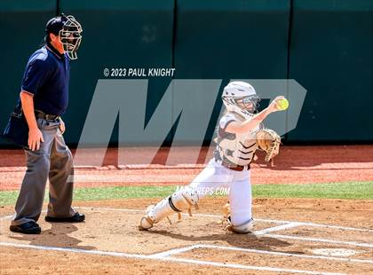 Thumbnail 1 in San Benito @ Pearland (UIL 6A Softball Semifinal) photogallery.