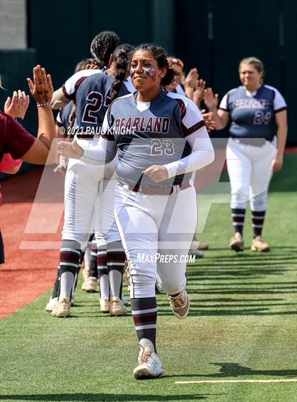 Thumbnail 1 in San Benito @ Pearland (UIL 6A Softball Semifinal) photogallery.