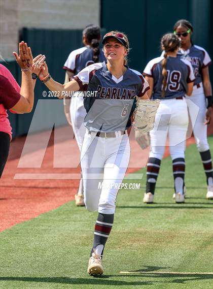 Thumbnail 1 in San Benito @ Pearland (UIL 6A Softball Semifinal) photogallery.