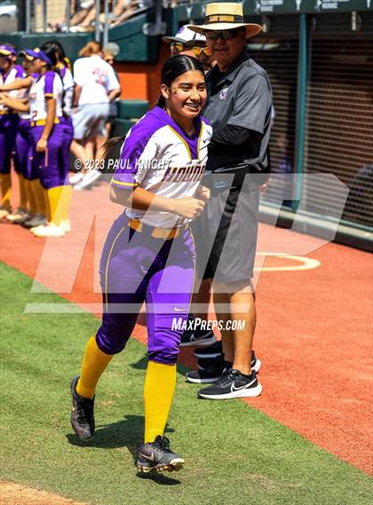 Thumbnail 1 in San Benito @ Pearland (UIL 6A Softball Semifinal) photogallery.