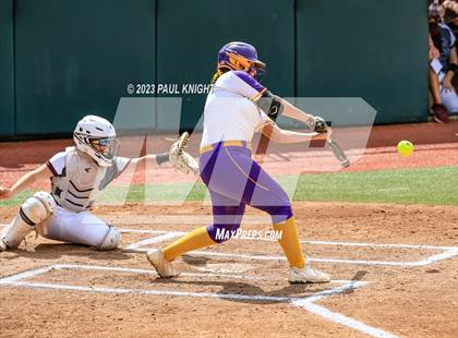 Thumbnail 3 in San Benito @ Pearland (UIL 6A Softball Semifinal) photogallery.