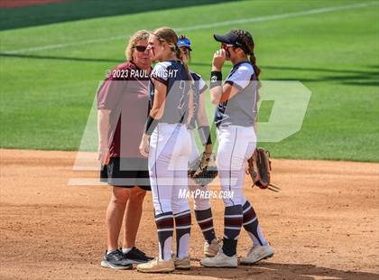 Thumbnail 3 in San Benito @ Pearland (UIL 6A Softball Semifinal) photogallery.