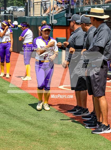 Thumbnail 1 in San Benito @ Pearland (UIL 6A Softball Semifinal) photogallery.