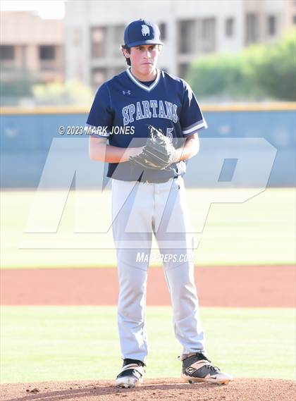 Thumbnail 2 in Scottsdale Preparatory Academy vs. Phoenix Christian (AIA 2A Semifinal) photogallery.