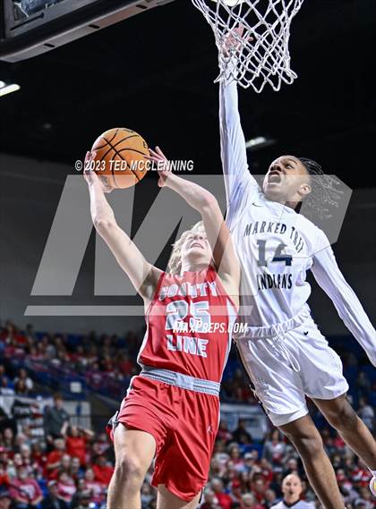 Thumbnail 3 in Marked Tree vs. County Line (AAA 1A State Final) photogallery.
