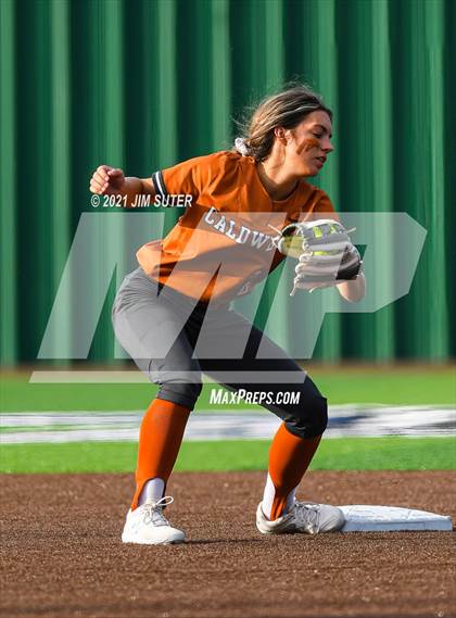 Thumbnail 2 in Caldwell vs Franklin (UIL 3A Bi-District Playoff) photogallery.