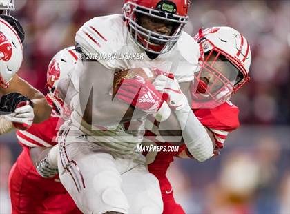 Thumbnail 1 in Katy vs North Shore Region (UIL 6A Regional Playoff) photogallery.